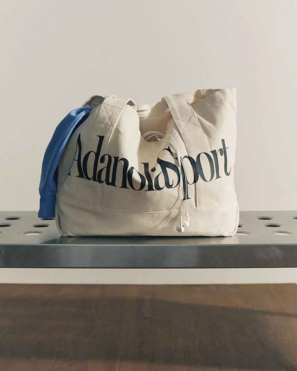 Adanola Sport Tote Bag - Cream/Black