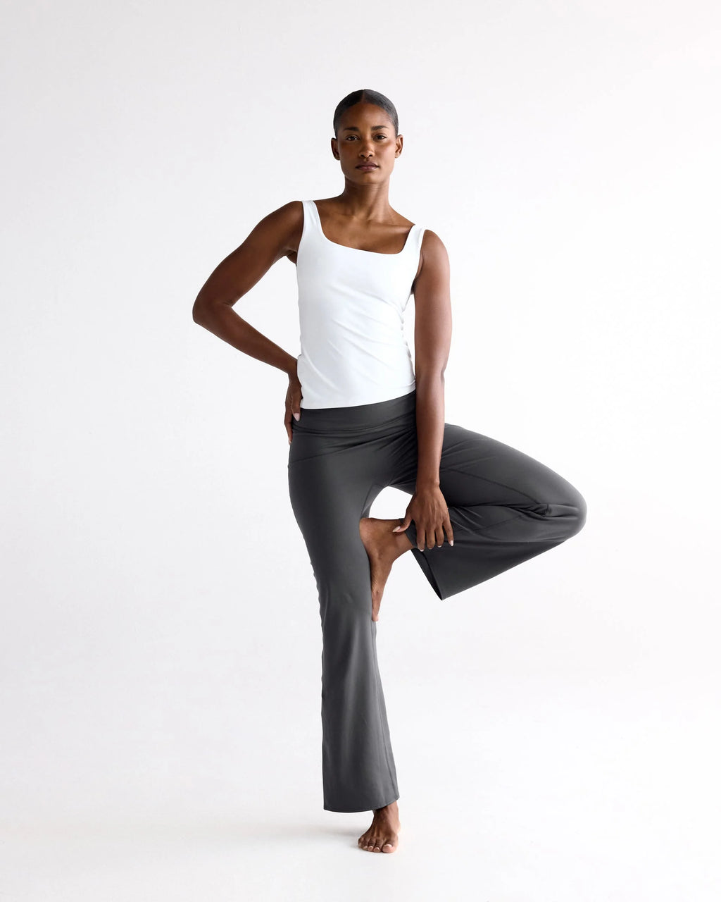Ultimate Square Neck Top - White
