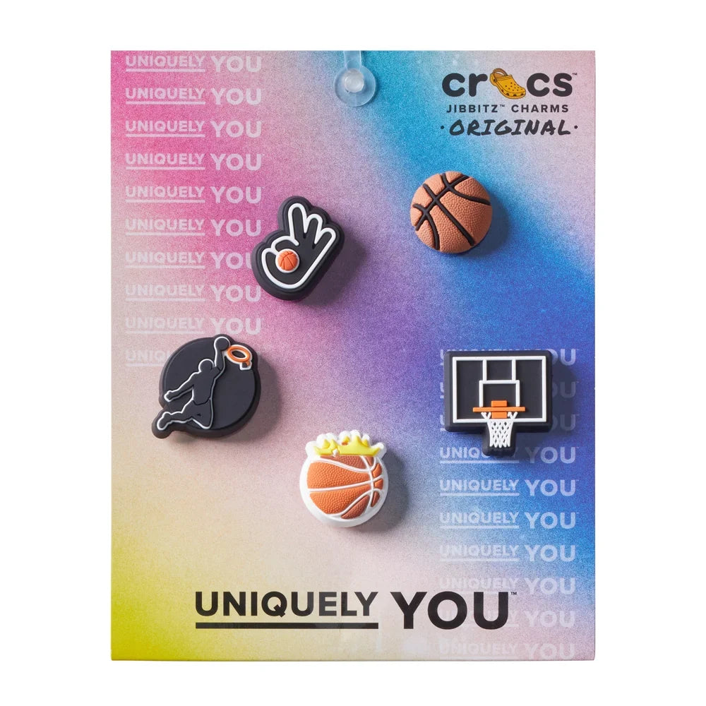 Basketball Team 5 Pack Shoe Charms product image