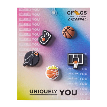 Basketball Team 5 Pack Shoe Charms product image