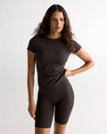 Ultimate Short Sleeve Top - Coffee Bean