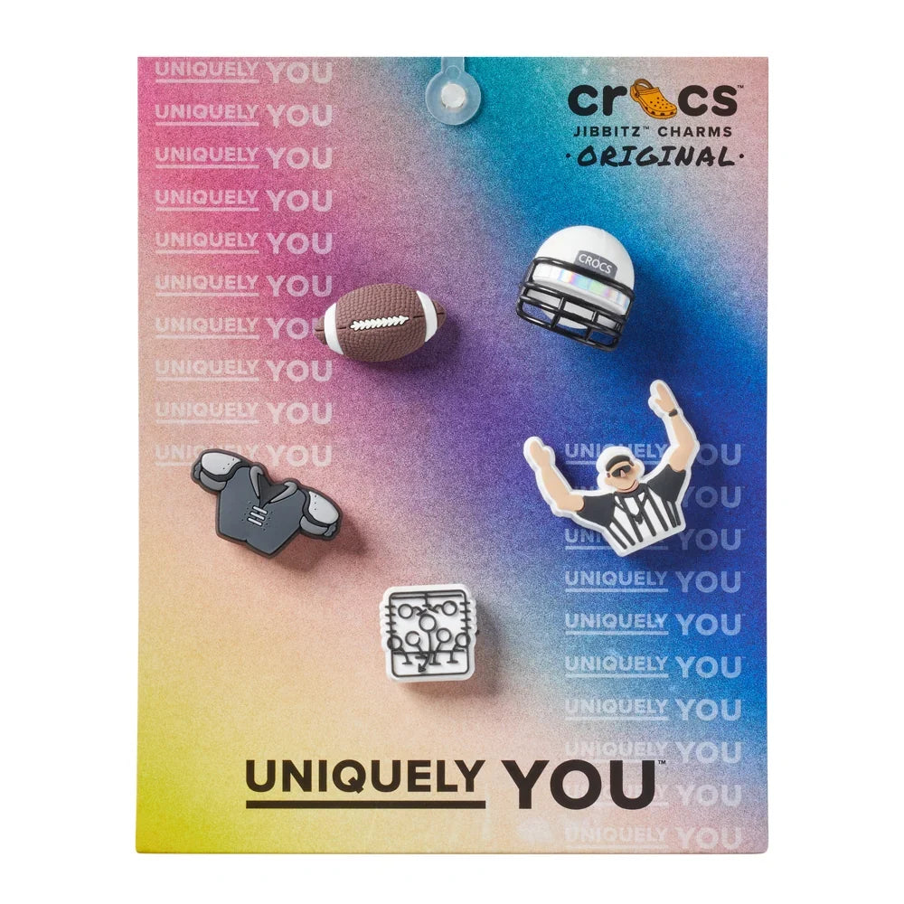 Football Team 5 Pack Shoe Charms product image