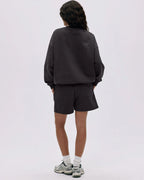 Varsity Oversized Sweatshirt - Washed Coffee Bean