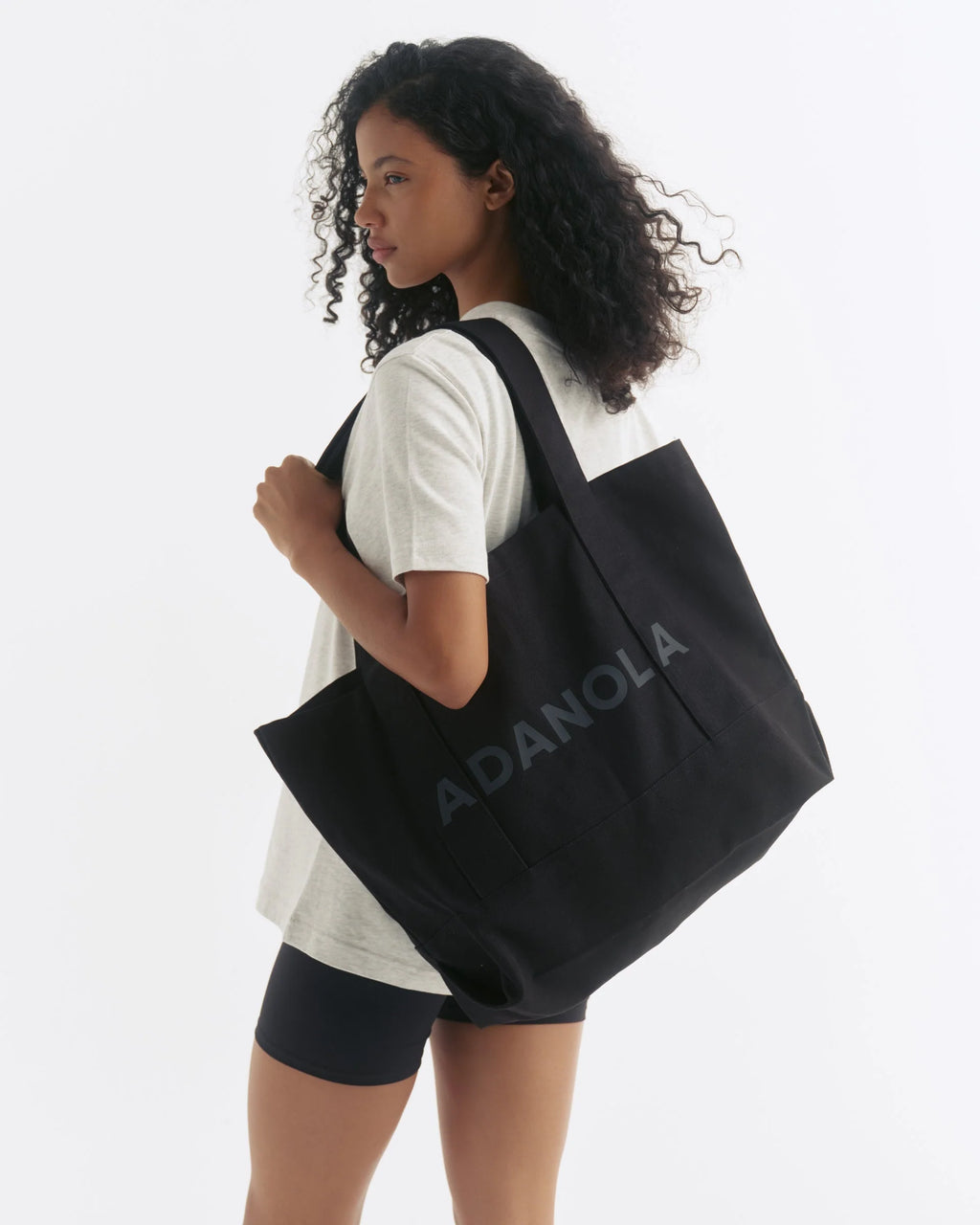 Adanola Branded Tote Bag - Black