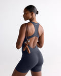 Ultimate V-Neck Romper - Midnight Blue