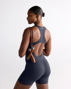 Ultimate V-Neck Romper - Midnight Blue