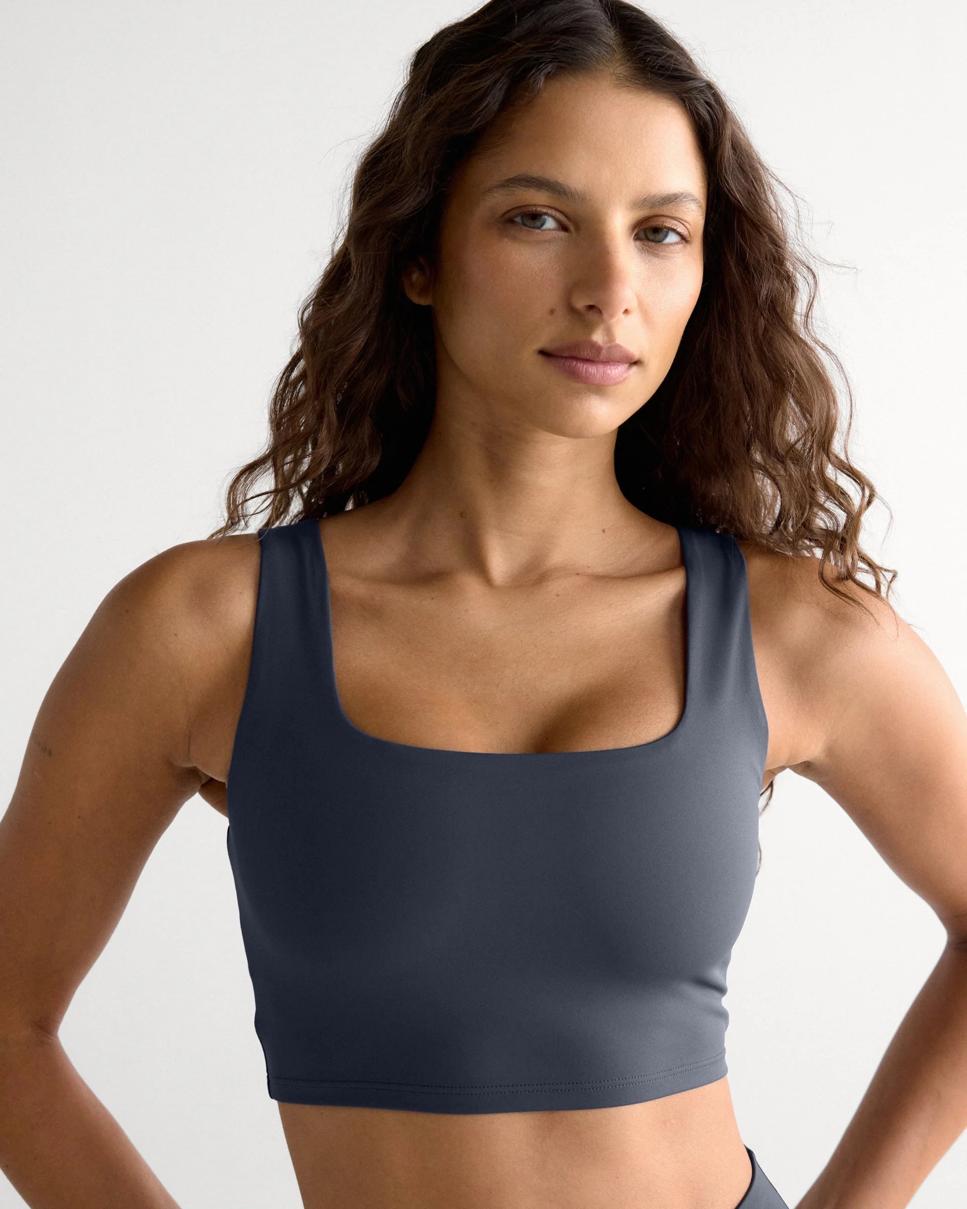 Ultimate Square Neck Bra - Midnight Blue