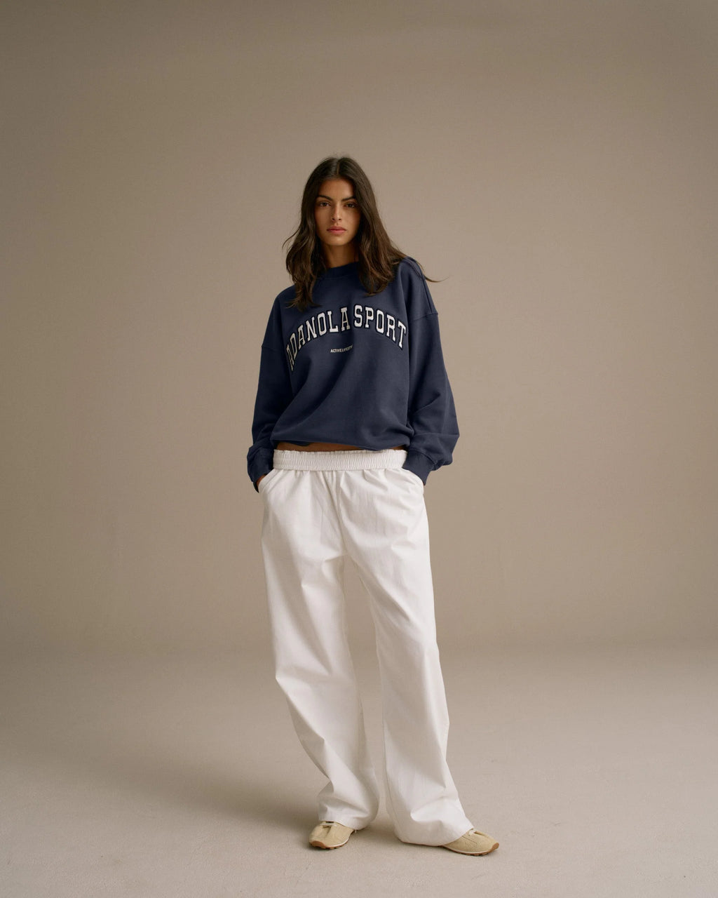 AS Oversized Sweatshirt - Washed Midnight Blue