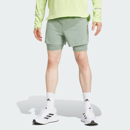 Men's adidas Ultimate Running Reflective 2-in-1 Shorts