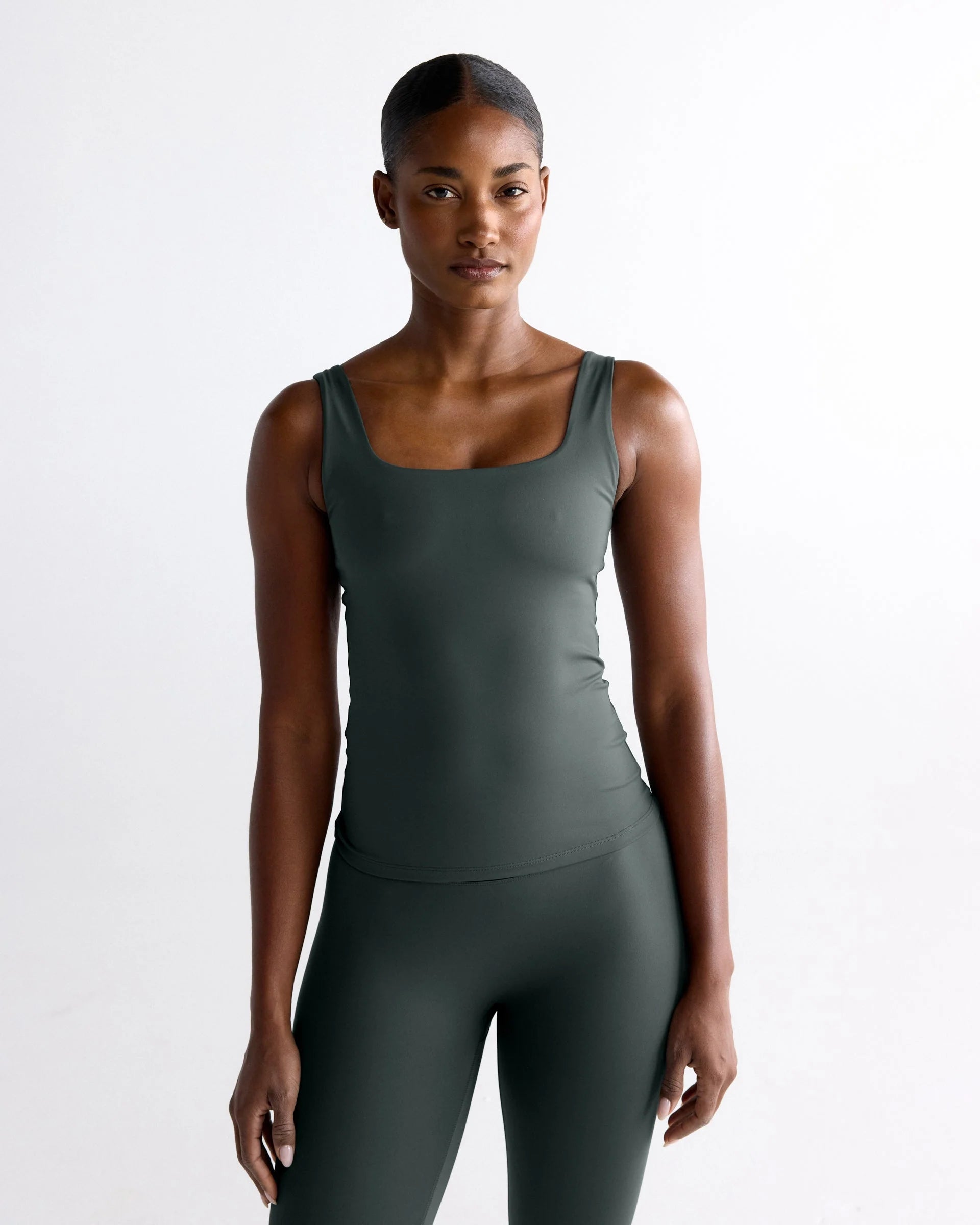 Ultimate Square Neck Top - Sea Green