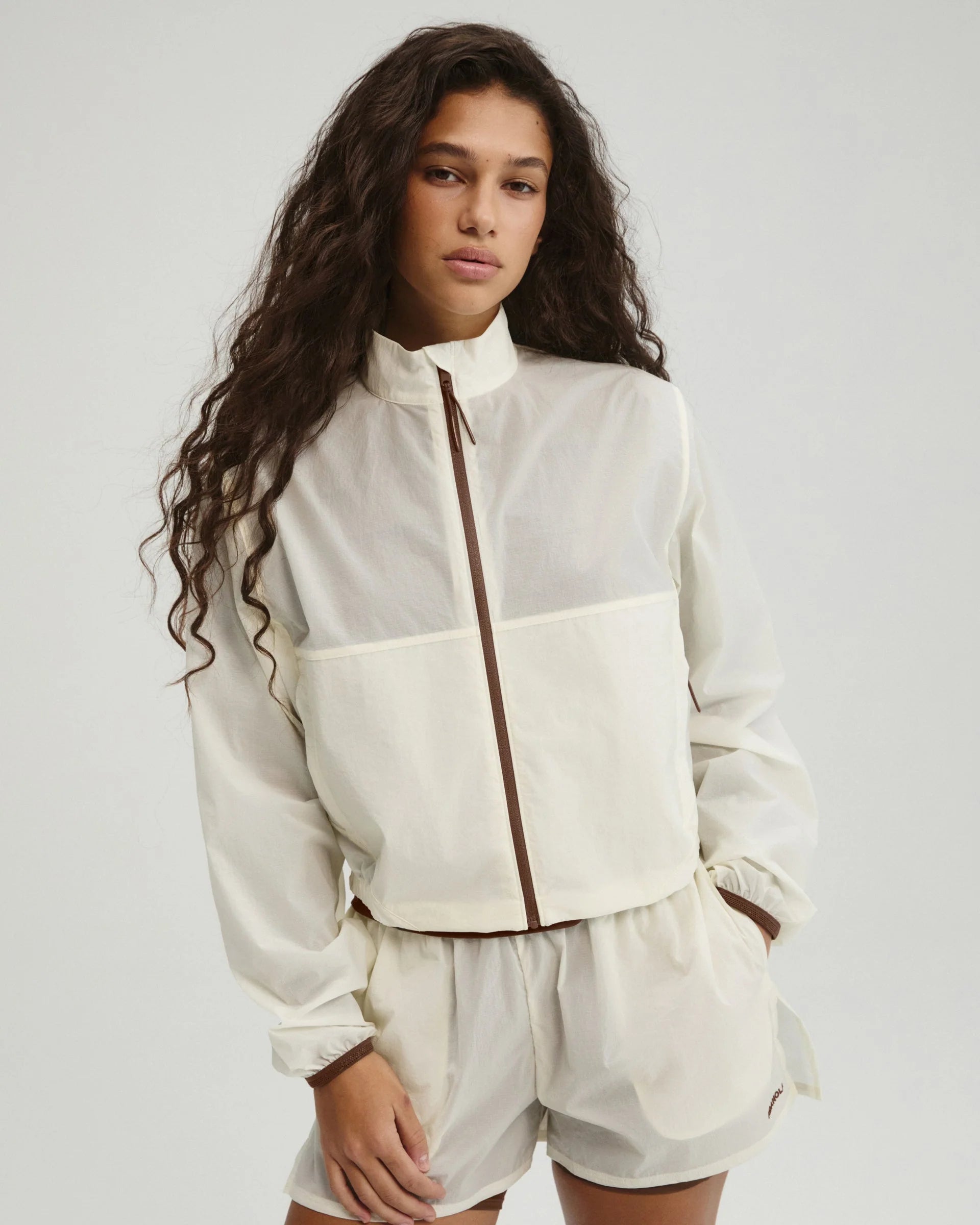 Lightweight Ripstop Windbreaker - Marshmallow White