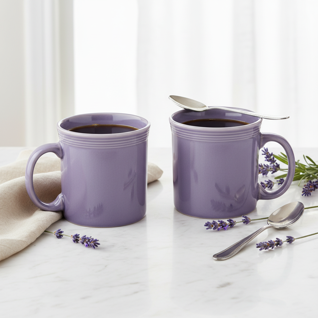 Lavender 12 OZ Java Coffee Mug