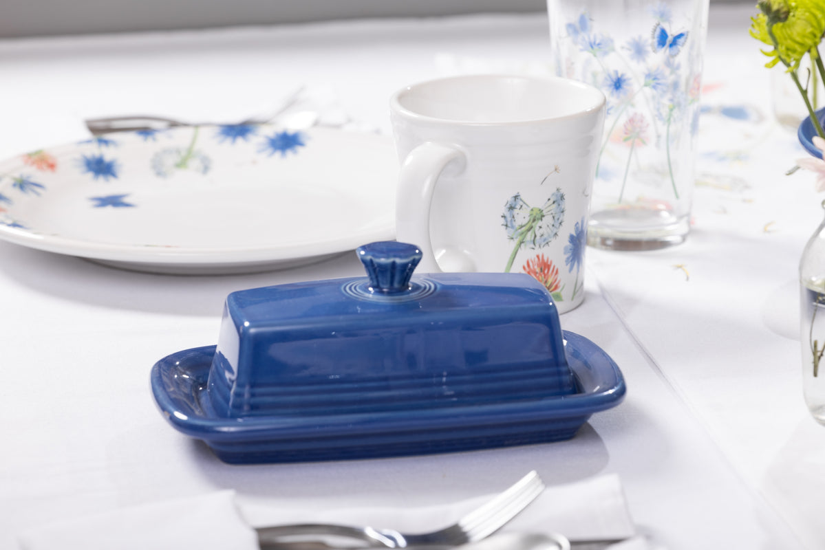 Extra Large Covered Butter Dish 8 1/8 Inch x 5 1/8 Inch
