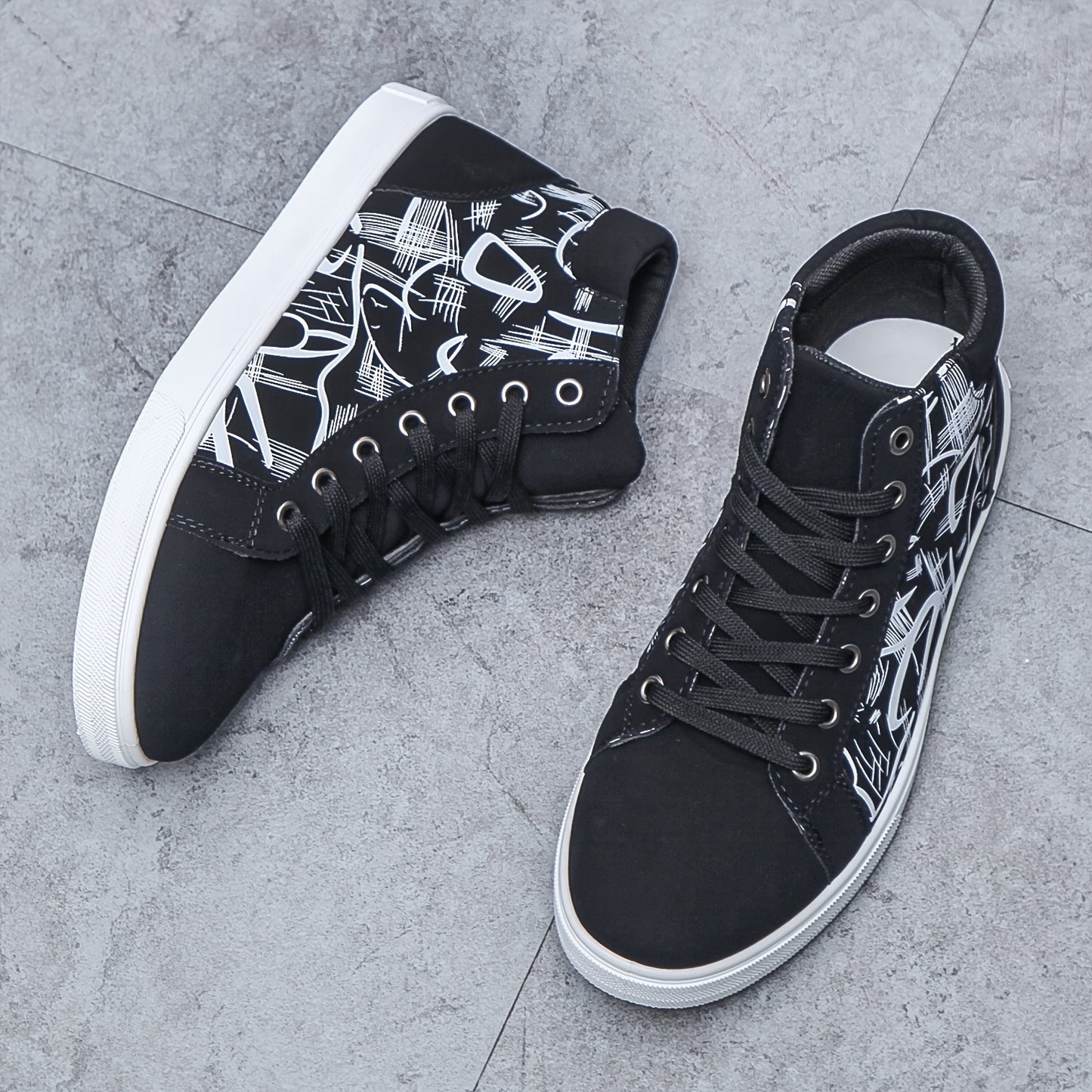 Men's Trendy Walking Shoes, Casual Outdoor Non-slip Lace-up Walking Shoes, Men's Sneakers