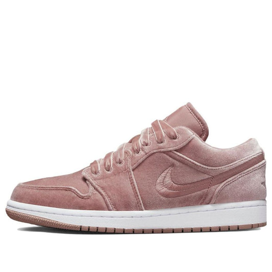 (WMNS) Air Jordan 1 Low SE 'Pink Velvet'  DQ8396-600 Vintage Sportswear
